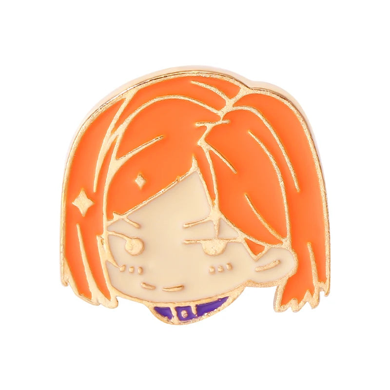 Jujutsu Kaisen Chibi Enamel Pins Gojo Satoru Itadori Yuji Custom Brooches Lapel Badges Cartoon Funny Jewelry Gift for Friends