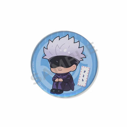 Anime Character Satoru Gojo Tinplate Enamel Brooch Pins Cute Creative Cartoon Figure Badge Pin Accessories Fans Collection Gifts