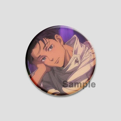 Hot Anime Jujutsu Kaisen Character Round Brooch Pin Geto Gojo Sukuna Choso Suguru Cartoon Badge Bag Clothes Deocr Fans Gift 58mm