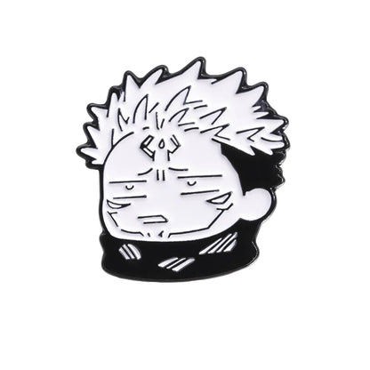 Jujutsu Kaisen Chibi Enamel Pins Gojo Satoru Itadori Yuji Custom Brooches Lapel Badges Cartoon Funny Jewelry Gift for Friends