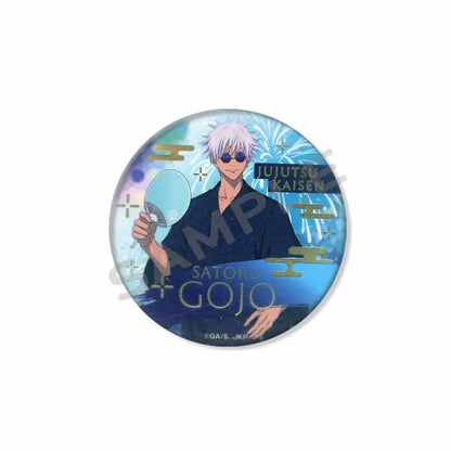 Anime Character Satoru Gojo Tinplate Enamel Brooch Pins Cute Creative Cartoon Figure Badge Pin Accessories Fans Collection Gifts