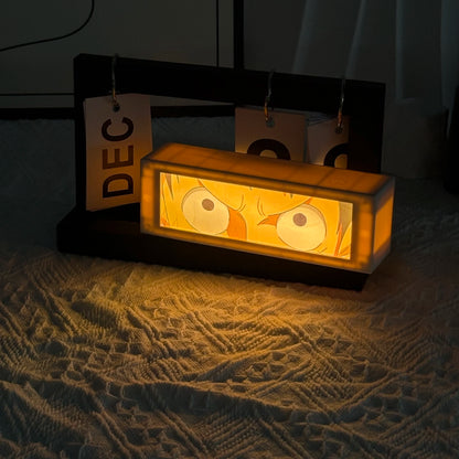 3D Anime Motion Night Light Anime Laser Lamp Box Touch Control For Bedroom Desk Decor Manga Birthday Gift Table Lamps Lightbox