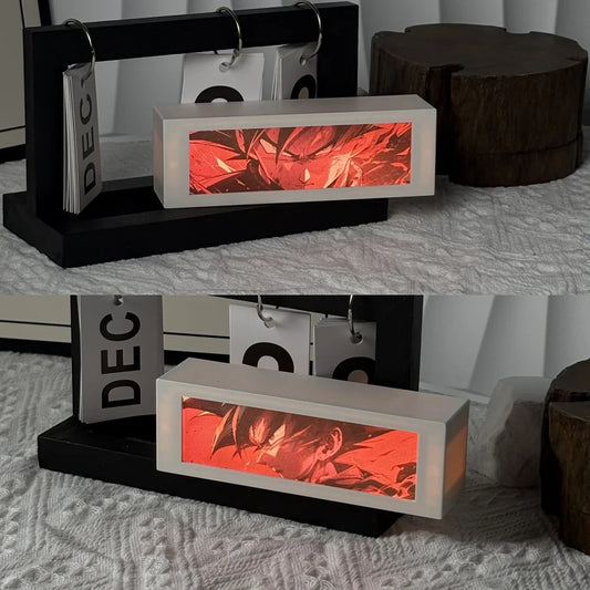 3D Anime Motion Night Light Anime Laser Lamp Box Led Light For Bedroom Desk Decor Manga Birthday Gift Table Lamps Lightbox