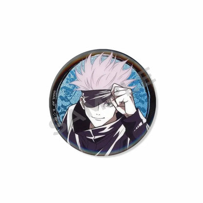 Anime Character Satoru Gojo Tinplate Enamel Brooch Pins Cute Creative Cartoon Figure Badge Pin Accessories Fans Collection Gifts