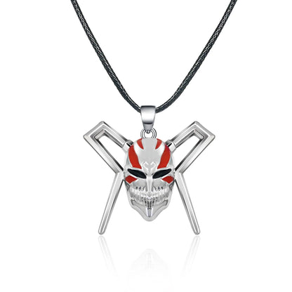 Anime Bleach Keychain Kurosaki Ichigo Ulquiorra Mask Sword Metal Pandent Keyring for Women Men Car Jewelry Fan Cosplay Prop
