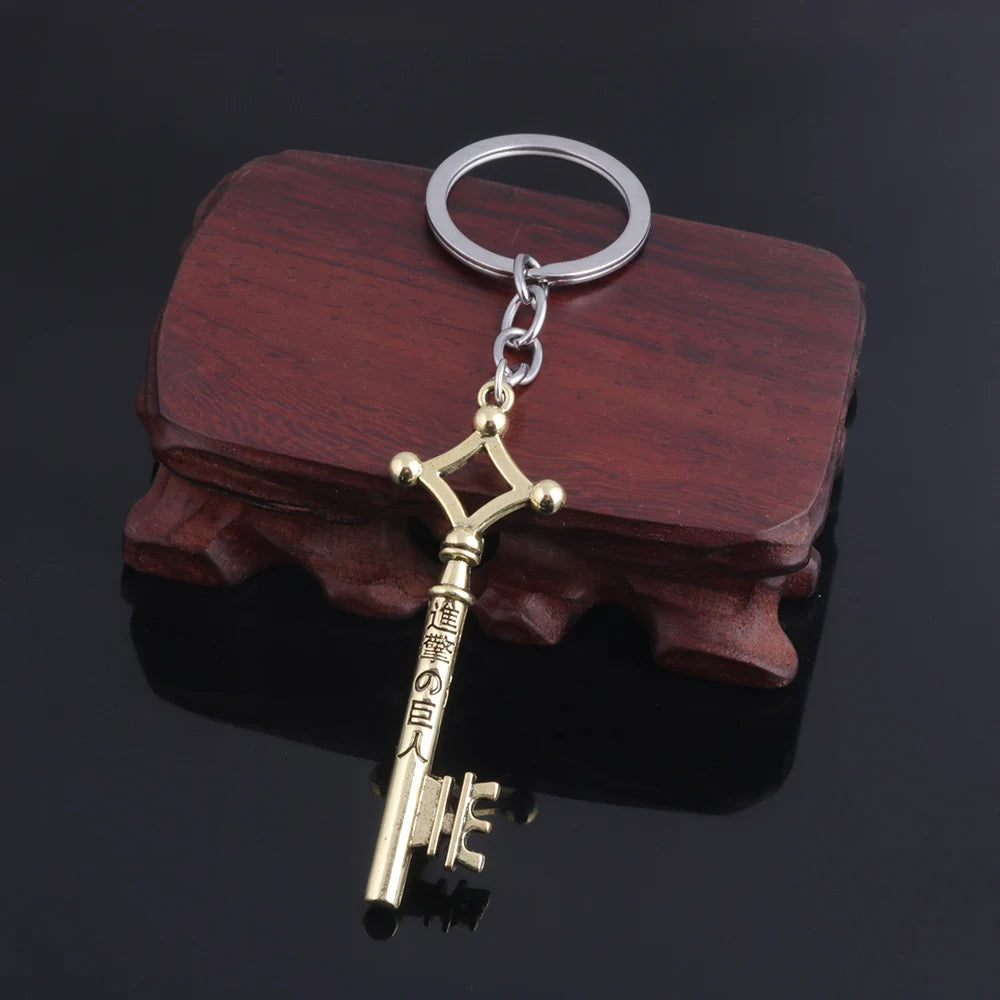 Anime Keychain Wings of Liberty Scouting Legion Cosplay Fans Pendant keyring for Women Men Backpack Jewelry Gift