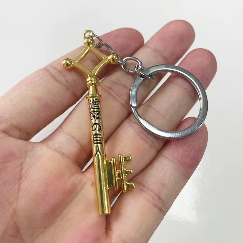 Anime Keychain Wings of Liberty Scouting Legion Cosplay Fans Pendant keyring for Women Men Backpack Jewelry Gift