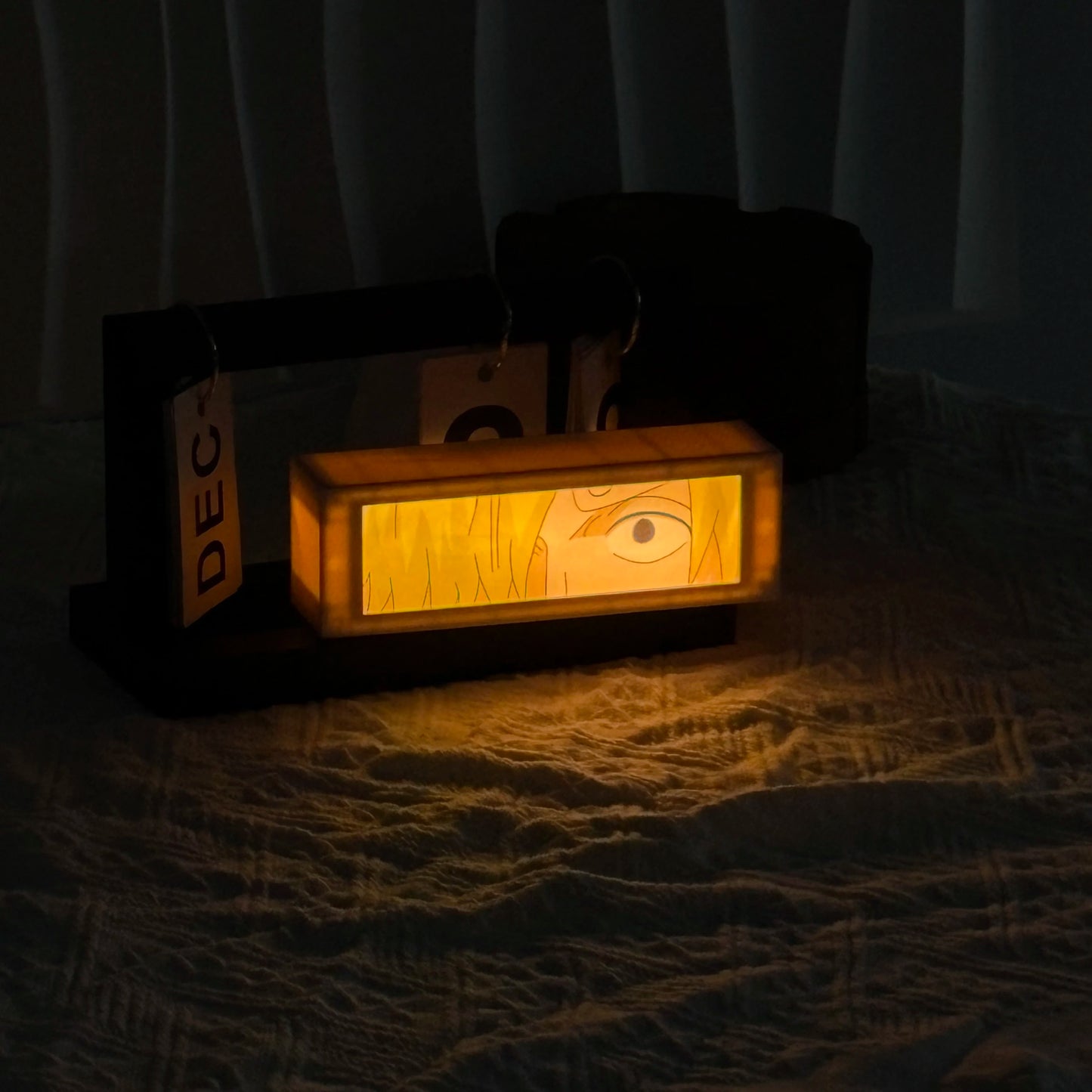 3D Anime Motion Night Light Anime Laser Lamp Box Touch Control For Bedroom Desk Decor Manga Birthday Gift Table Lamps Lightbox