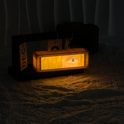 3D Anime Motion Night Light Anime Laser Lamp Box Touch Control For Bedroom Desk Decor Manga Birthday Gift Table Lamps Lightbox