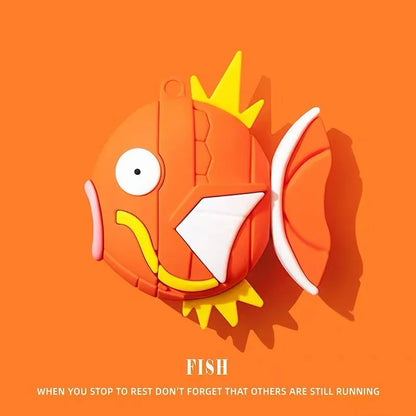 Poke Ball For Airpods Pro 2 Case,Cute 3D Cartoon Anime Case For Airpods Pro Case,Soft Silicone Earphone Cover For Boys/Kids