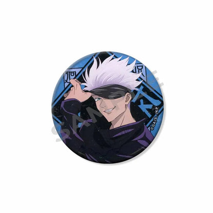 Anime Character Satoru Gojo Tinplate Enamel Brooch Pins Cute Creative Cartoon Figure Badge Pin Accessories Fans Collection Gifts