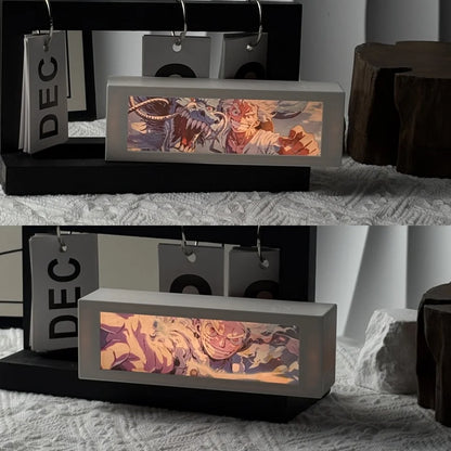 3D Anime Motion Night Light Anime Laser Lamp Box Led Light For Bedroom Desk Decor Manga Birthday Gift Table Lamps Lightbox