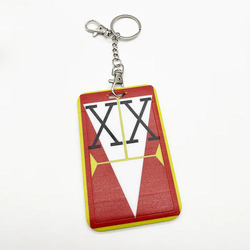 Anime Hisoka Kurapika Killua Zoldyck Cosplay License Card Holders PVC Card Set Cover Case Key Chain Pendant Keychains Prop