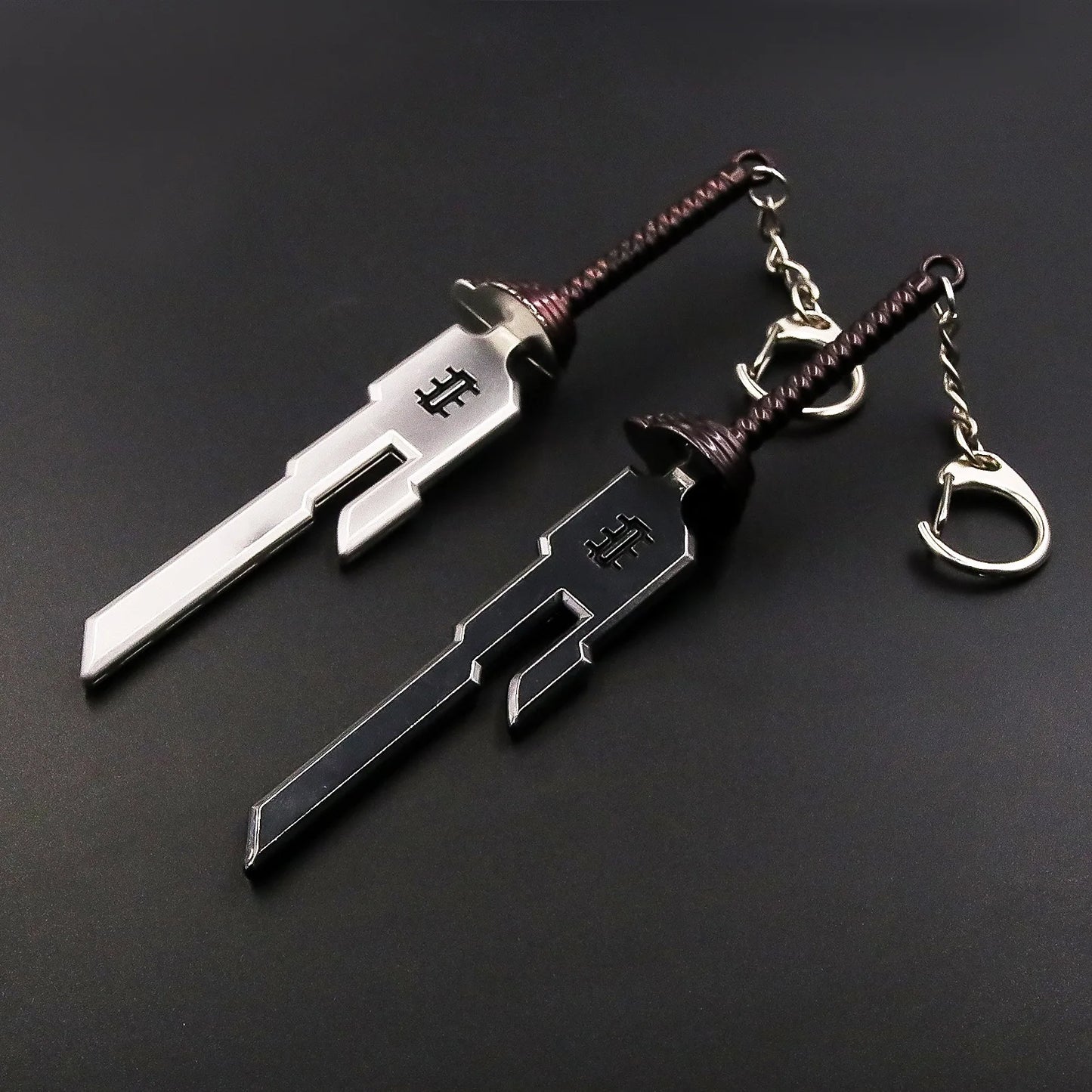 Anime Jujutsu Kaisen Keychain Nanami Kento Fushiguro Toji Weapon Model Pendant Keyring for Men Jewelry