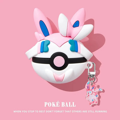 Poke Ball For Airpods Pro 2 Case,Cute 3D Cartoon Anime Case For Airpods Pro Case,Soft Silicone Earphone Cover For Boys/Kids