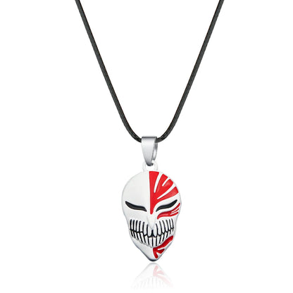 Anime Bleach Keychain Kurosaki Ichigo Ulquiorra Mask Sword Metal Pandent Keyring for Women Men Car Jewelry Fan Cosplay Prop
