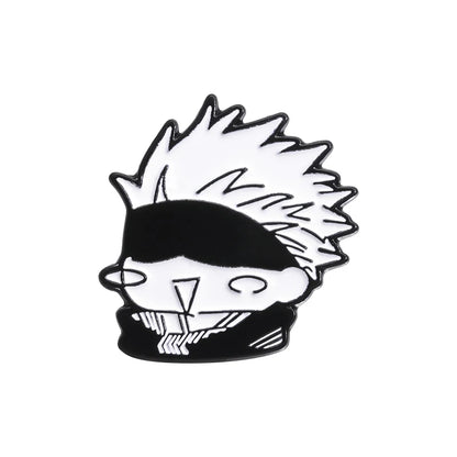 Jujutsu Kaisen Chibi Enamel Pins Gojo Satoru Itadori Yuji Custom Brooches Lapel Badges Cartoon Funny Jewelry Gift for Friends